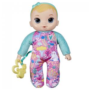 Boneca Macia e Fofa 27 cm com Acessório de Mordedor para Crianças Acima de 3 Anos, Baby Alive, Cabelo Loiro