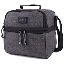 MORIOX Bolsa Térmica Portátil 6L, Mantém Quente, Frio Por até 5H, Cinza