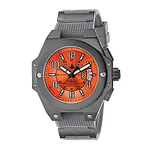 Relgio masculino Chase Durer Conquest Automtico - 48 mm. Cinza. Titnio CDW-0033