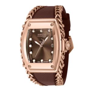 Relgio feminino Reserve Gladiator Swiss Ronda 505 calibre - 37,1 mm. Rosa ouro. Marrom 41033