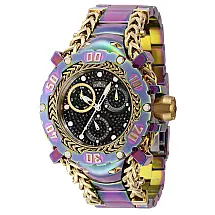 Relógio Feminino Invicta Gladiator com Diamante 0,58 Quilates, Ouro, Iridescente 41133