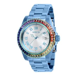 Relgio feminino Angel Swiss Ronda 515 calibre - 40 mm. Azul Gelo ZG-40233