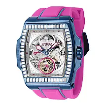 Relgio masculino Reserve S1 Rally Diablo Automtico - 51,3 mm. Roxo. Azul Claro 43433