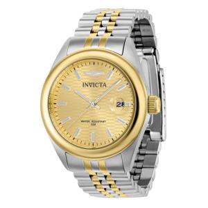 Relógio Feminino Aviator, Invicta 38433, Prata e Dourado