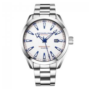 Relógio Masculino Stuhrling 3953.3 Quartzo 42mm, Prata