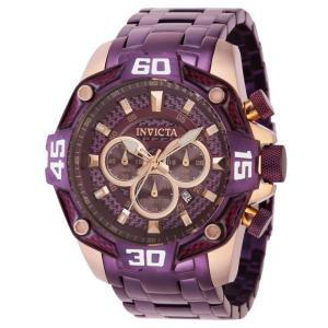 Relgio masculino profissional 52 mm. Roxo Claro ZG-40633