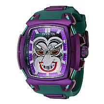 Relógio Masculino Invicta DC Comics Joker, Verde e Roxo 43733