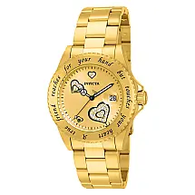 Relgio feminino anjo - 40 mm. Ouro ZG-14733