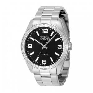 Relógio Masculino Invicta Elite Diamond com 0,37 Quilates de Diamante, 43mm, Aço 48733