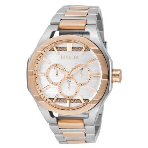 Relógio Masculino de Quartzo Bolt, Invicta 31833, Prata e Ouro Rosa