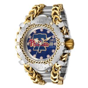 Relgio masculino automtico MLB Philadelphia Phillies - 58,3 mm. Ao. Ouro 41933