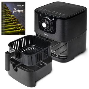 Fritadeira Elétrica sem Óleo, Capacidade 5.4L, 1700W, 110v, COSORI Air Fryer Recipes Included, Preto