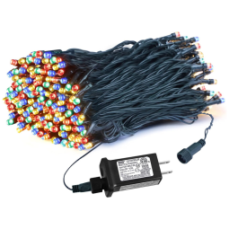 Pisca Pisca 200 LED 20 Metros a Prova dÁgua com 8 Modos para Decoração de Halloween e Natal, Multicolorido