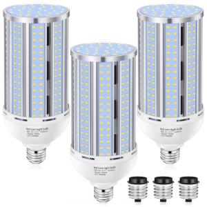Lâmpada LED Corn 120W (3 un), 15.800LM, 5000K,fanless, base E26/E39, ideal para garagem,galpão, fábrica, oficina e área externa, XYCN.