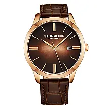Relógio Masculino Stuhrling 4014.3 Quartzo 42mm, Marrom