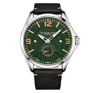 Relógio Masculino Stuhrling Aviator 3934 Quartzo 43mm, Verde