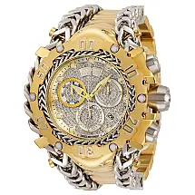 Relgio masculino Reserve Gladiator de diamante suo Ronda Z60 de 1,18 quilates - 55,25 mm. Ao. Ouro 34443