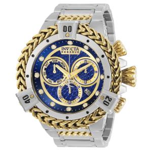 Relógio Masculino de Quartzo Reserve Herc, Invicta 30543, Prata, Dourado e Azul