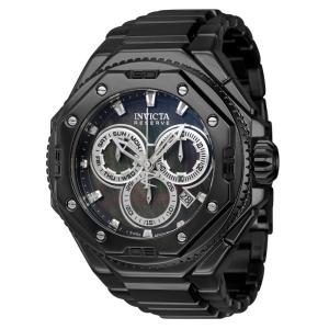 Relgio masculino Reserve Pro Swiss Ronda Z60 calibre com mostrador em madreprola - 55,1 mm. Preto 40643