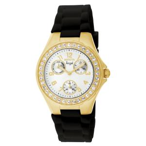 Relógio Feminino de Quartzo Angel, Invicta 1643, Preto e Dourado