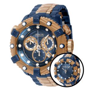 Relgio masculino reserva Huracan Shutter Swiss Ronda Z60 calibre - 53 mm. Azul escuro. Cqui 41743