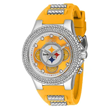Relgio feminino NFL Pittsburgh Steelers
