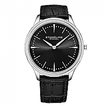 Relógio Masculino Stuhrling Silhouette 41mm Quartz Preto Clássico Resistente e Elegante