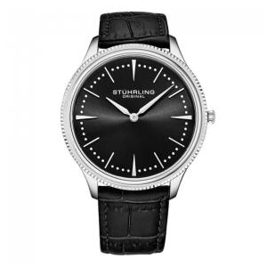 Relógio Masculino Stuhrling Silhouette 3984 Quartzo 41mm, Preto