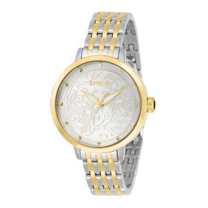 Relógio Feminino Wildflower, Invicta 31943, Prata e Dourado