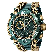 Relgio masculino Reserve Gladiator Swiss Ronda Z60 calibre - 58,3 mm. Ouro. Verde 43943