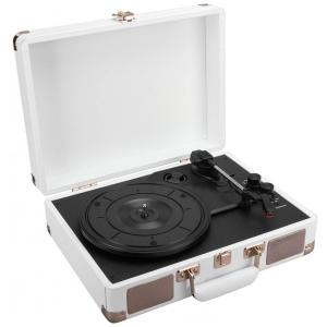 Vitrola Toca Discos Retrô 3 Velocidades com Bluetooth e Alto Falantes Embutidos, 110v, DILWE1, Branco