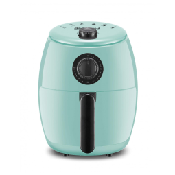 Fritadeira Elétrica AirFryer 2.1L com Temperatura Ajustável e Temporizador, 110V 1000W, Elite Gourmet EAF0201BL, Verde Menta
