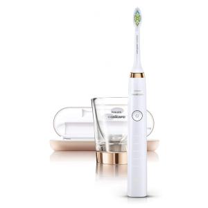 Sonicare Diamond Clean Classic Escova de Dentes Elétrica, recarregável, 1 unidade, branca, PHILIPS HX9392, 96, Branco