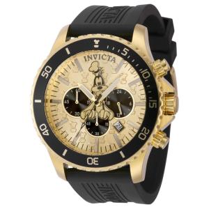 Relgio masculino Pateta de edio limitada da Disney - 48 mm. Preto 39053