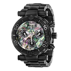 Relgio masculino Subaqua Swiss Ronda Z60 calibre com mostrador Abalone - 47 mm. Preto 40153