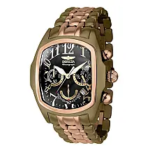 Relógio Masculino Invicta Lupah com Mostrador Madrepérola 44, Caqui e Ouro Rosa 43153