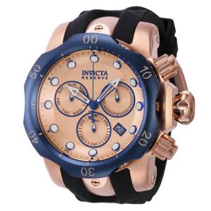 Relógio Masculino Analógico de Quartzo 53,7mm, Invicta Reserve Venom 16153, Ouro Rosa