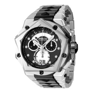 Relgio masculino reserva Helios Swiss Ronda 8040.N calibre - 54 mm. Ao. Preto 39253