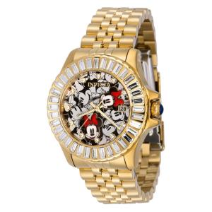 Relógio Feminino Disney Minnie Mouse, Invicta 41353, Dourado Edição Limitada