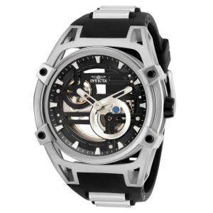 Relgio Masculino Akula Automtico - 52mm. Preto. Ao ZG-32353