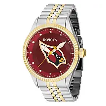 Relgio masculino NFL Arizona Cardinals - 43 mm. Ao. Ouro 42453