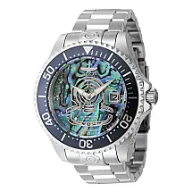 Relgio masculino Pro automtico com mostrador Abalone - 47 mm. Ao ZG-23453