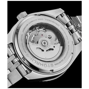 Relgio masculino automtico Depthmaster 4045, 44mm, mostrador verde e moldura preta Stuhrling