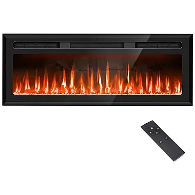 Lareira Elétrica de Embutir Ultrafina