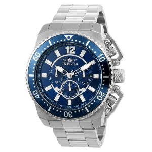 Relógio Masculino Pro Diver, Invicta 21953, Prata e Azul