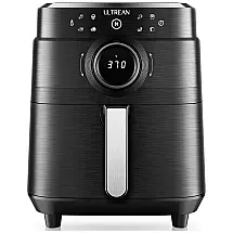 Fritadeira Elétrica AirFryer 8 em 1, Capacidade 5.6L, Painel Digital, 1700W, 110v, ULTREAN AF03, Preto