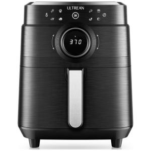 Fritadeira Elétrica AirFryer 8 em 1, Capacidade 5.6L, Painel Digital, 1700W, 110v, ULTREAN AF03, Preto
