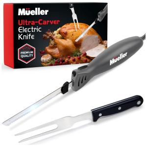 Faca Elétrica em Aço Inoxidável, 110v, MUELLER AUSTRIA, Cinza