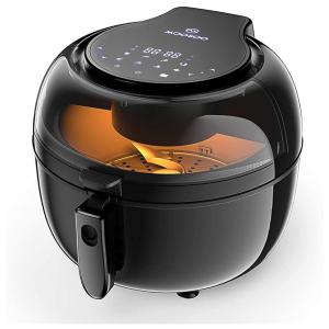 MOOSOO Fritadeira Elétrica Air Fryer 8 em 1 Capacidade 6.6L 1350W, 110V