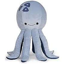 Pelúcia Marley Octopus para Crianças Maiores de 1 Ano, GUND 6056008, Azul